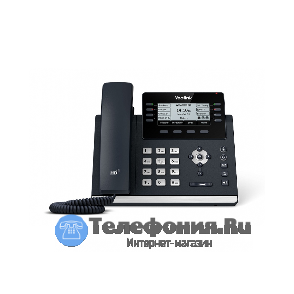 Yealink SIP-T43U IP телефон купить за 14 203 руб.- IP-телефоны Yealink  Нефтеюганск