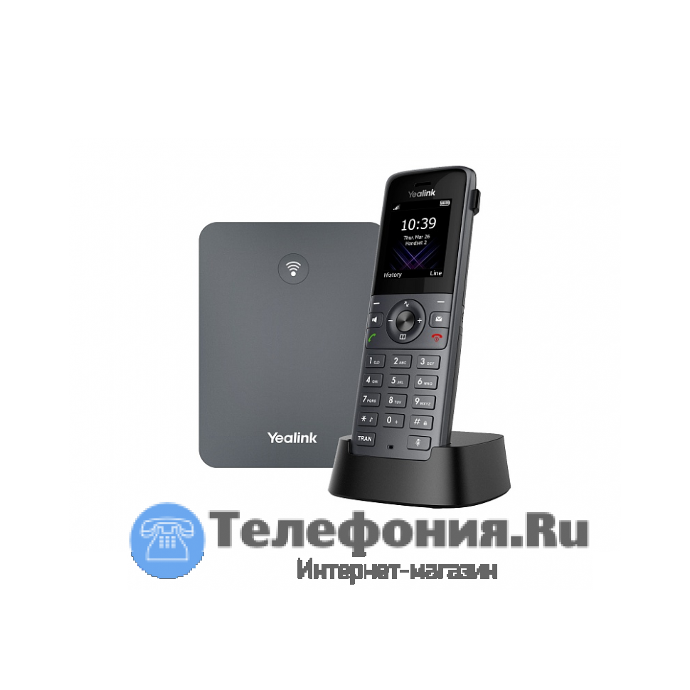 Yealink W73P беспроводной телефон с базой купить за 15 554 руб.- IP-телефоны  Yealink Нефтеюганск